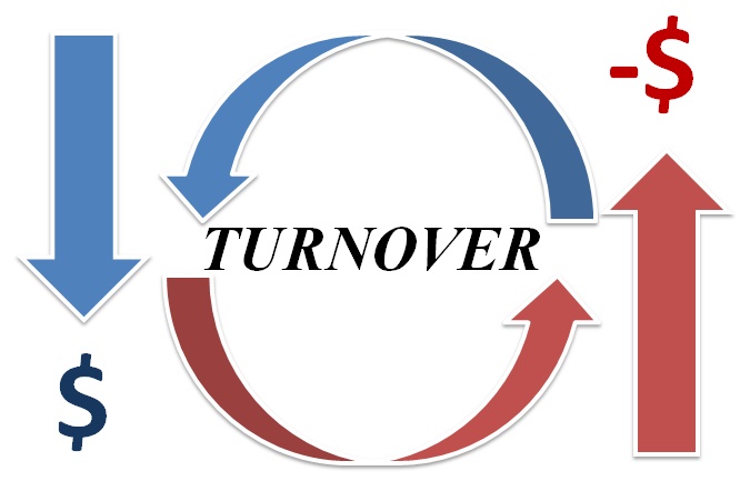 Turn over means